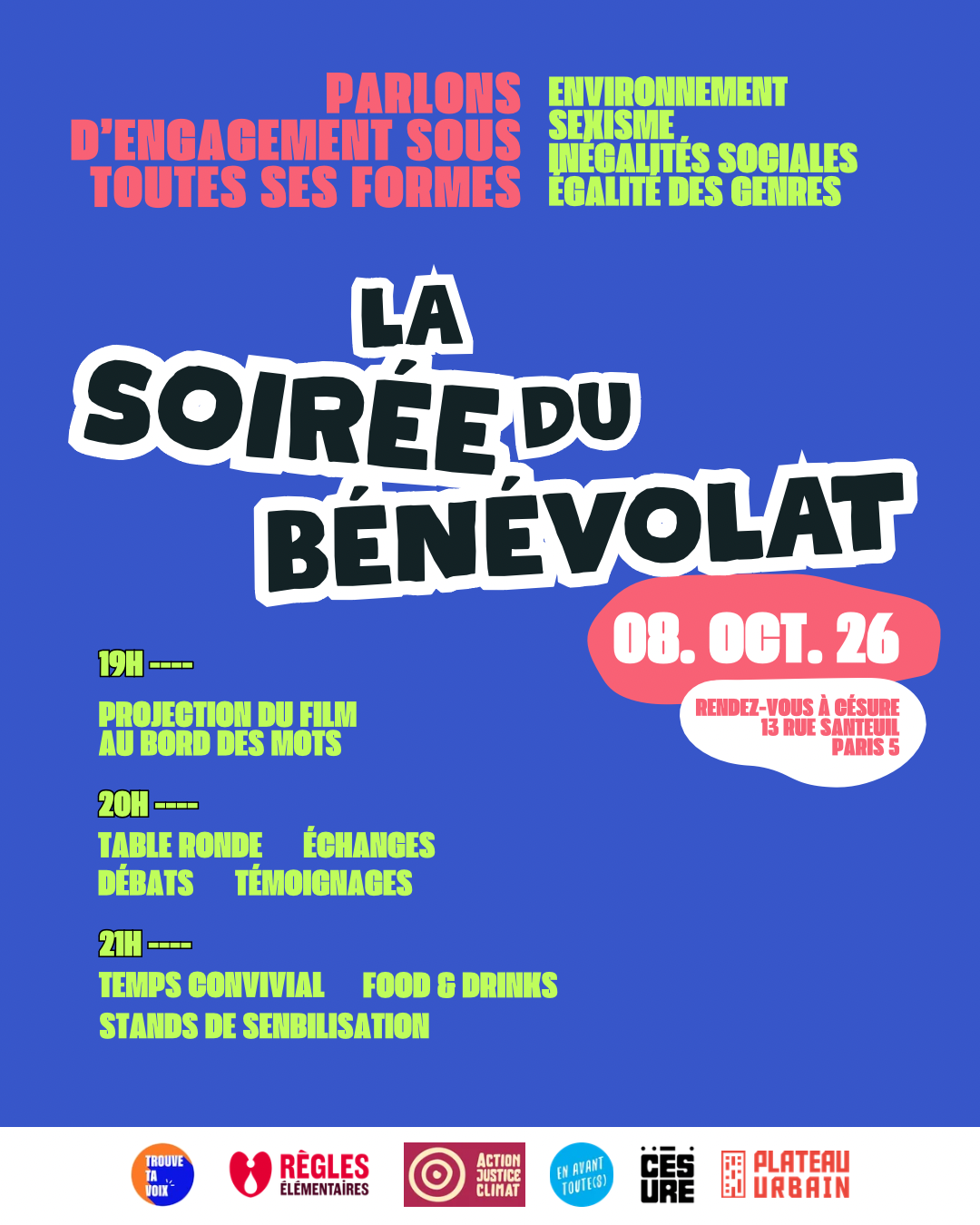Soirée du bénévolat
